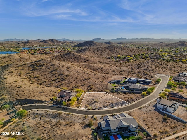 17837 W Estes Way, Goodyear, AZ 85338 - bird's eye view with a mountain view and a desert view