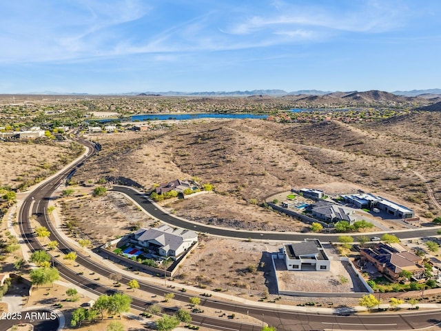 17837 W Estes Way, Goodyear, AZ 85338 - birds eye view of property with view of desert and a water and mountain view