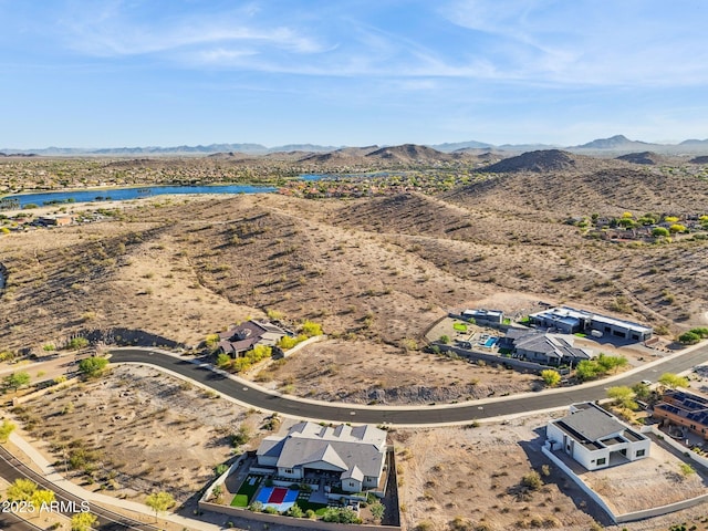 17837 W Estes Way, Goodyear, AZ 85338 - bird's eye view with a water and mountain view and view of desert