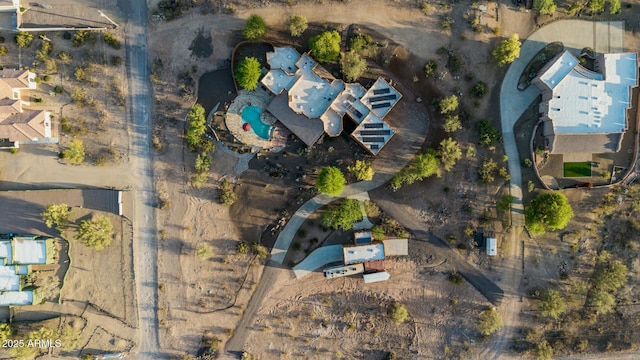 aerial view of property and surrounding area
