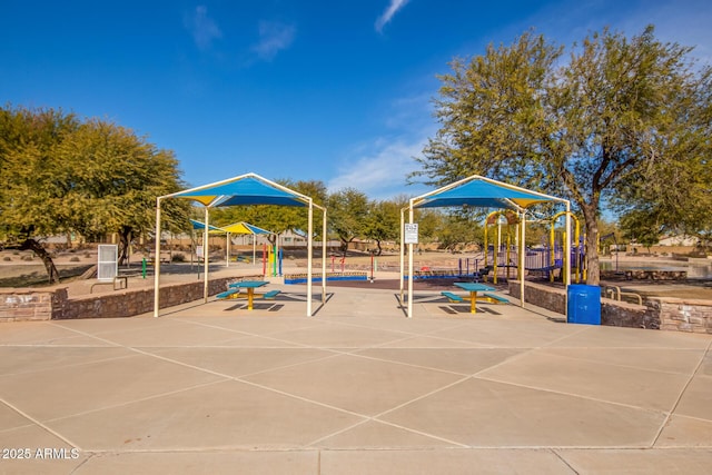 view of community playground