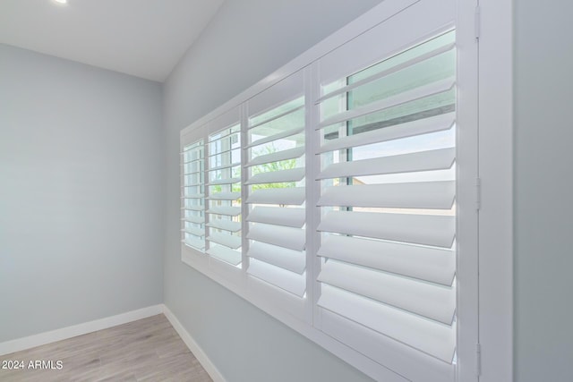 room details featuring hardwood / wood-style flooring