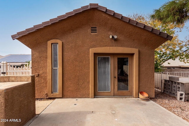 exterior space with a patio area