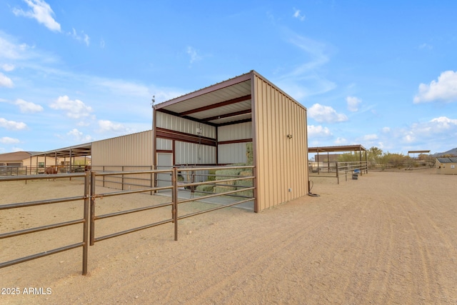 view of stable