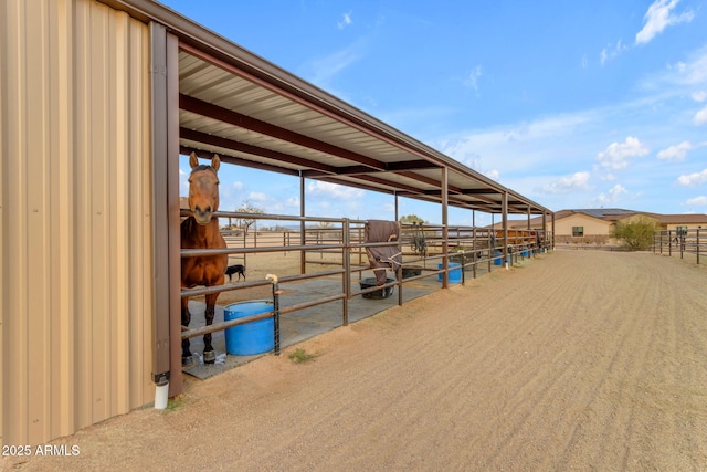 view of stable