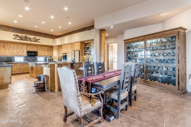 view of dining area