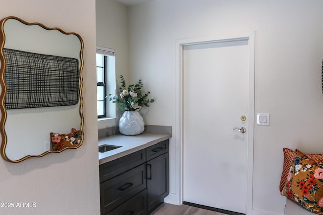 10266 E Caron St, Scottsdale, AZ 85258 - doorway to outside with wood finished floors