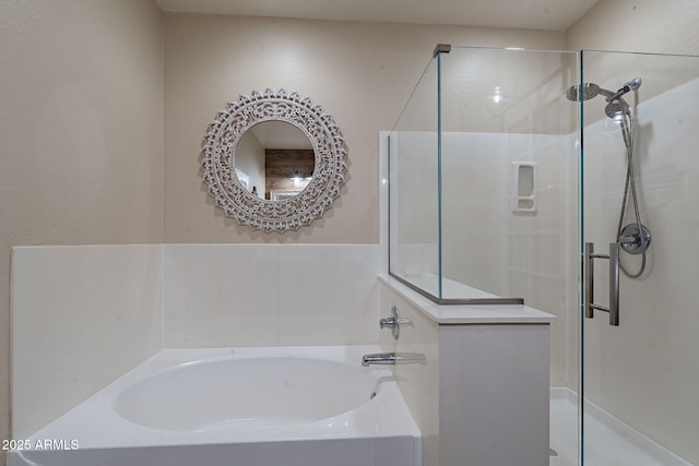12238 W Patrick Ct, Sun City, AZ 85373 - full bathroom featuring a garden tub and a shower stall