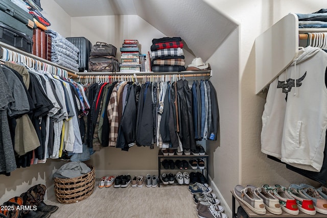 12238 W Patrick Ct, Sun City, AZ 85373 - spacious closet featuring carpet and lofted ceiling