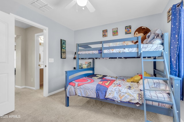 3029 E Patrick St, Gilbert, AZ 85295 - carpeted bedroom with baseboards and ceiling fan