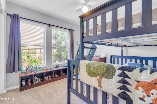 3029 E Patrick St, Gilbert, AZ 85295 - bedroom featuring carpet and a ceiling fan