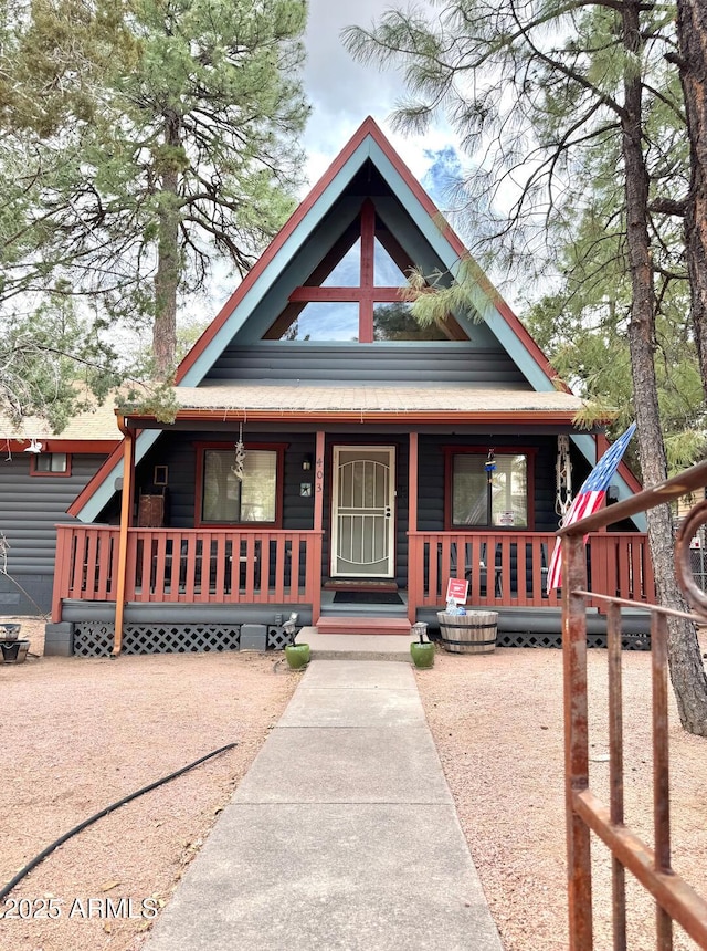 403 W Sherwood Dr, Payson, AZ 85541 - rustic home with covered porch
