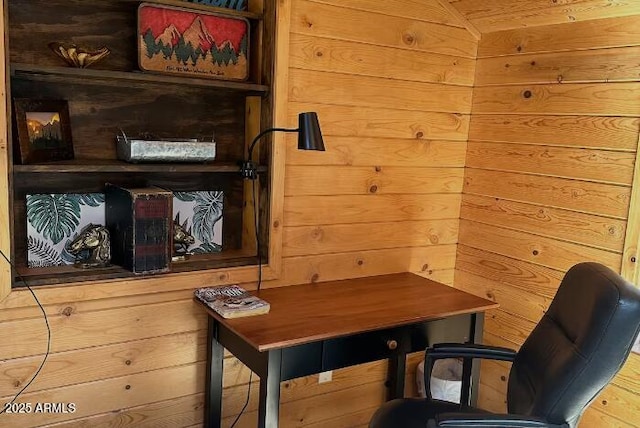403 W Sherwood Dr, Payson, AZ 85541 - office area featuring wood walls