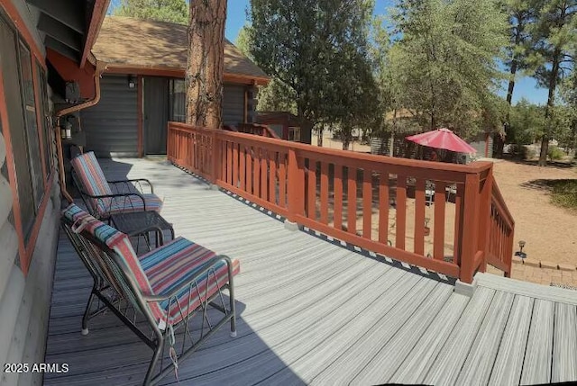 403 W Sherwood Dr, Payson, AZ 85541 - view of wooden deck