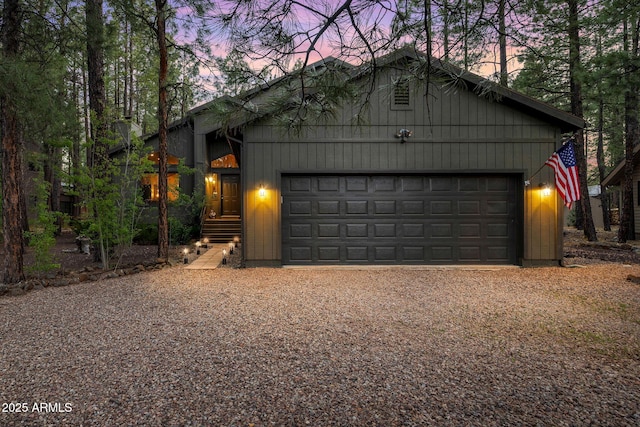 6523 Wild Cat Way, Pinetop, AZ 85935 - view of front of home with driveway and a garage