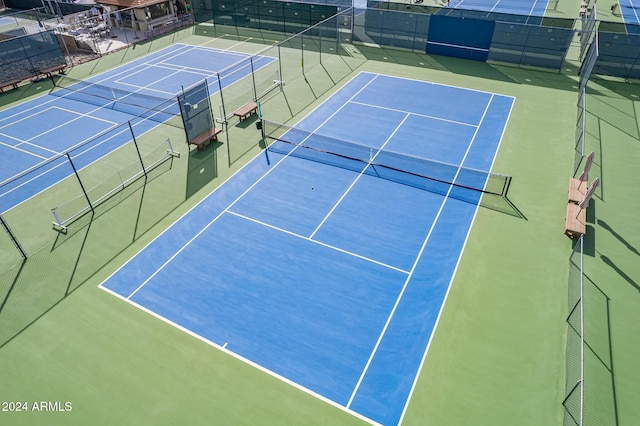 view of sport court featuring basketball court