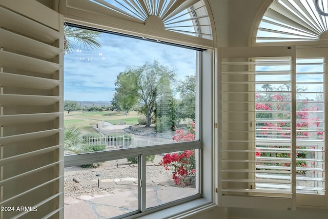 doorway to outside with a wealth of natural light