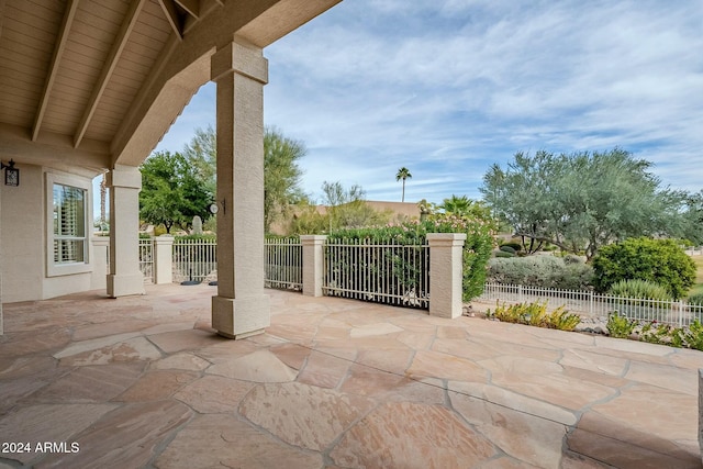 view of patio