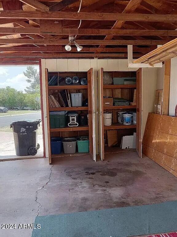 view of storage