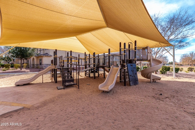 view of communal playground