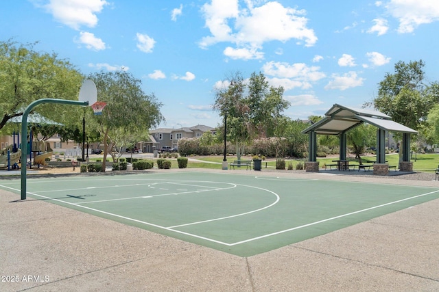 2313 E Hidalgo Ave, Phoenix, AZ 85040 - view of sport court featuring a gazebo and community basketball court