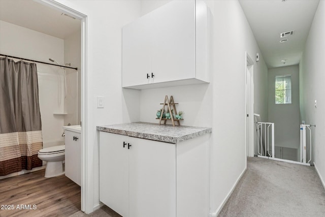 2313 E Hidalgo Ave, Phoenix, AZ 85040 - full bath featuring toilet and curtained shower