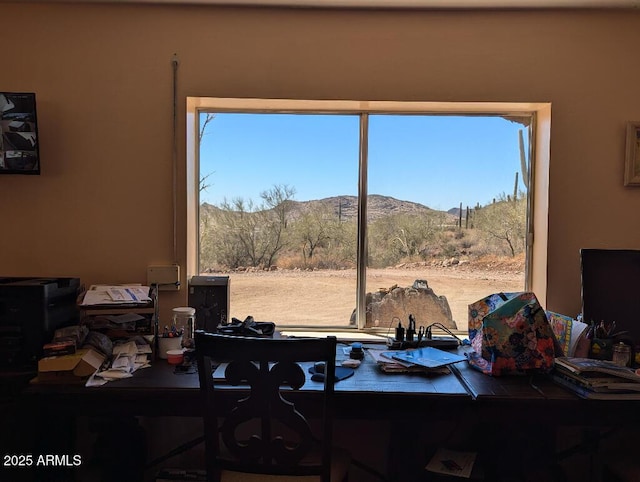 view of dining area