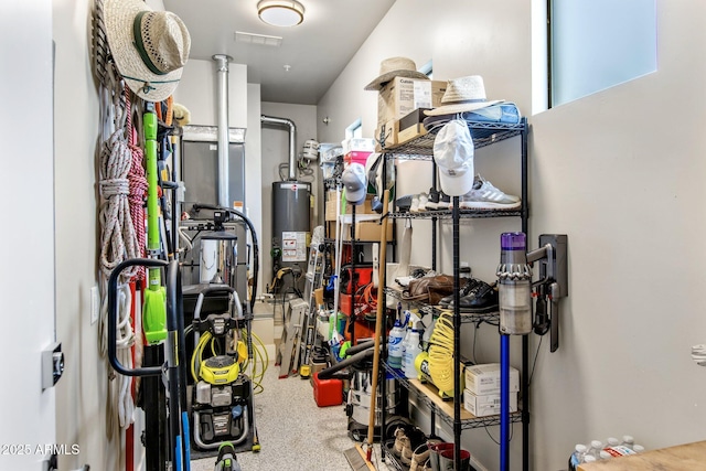 8145 E Tecolote Cir, Scottsdale, AZ 85266 - storage with gas water heater and visible vents
