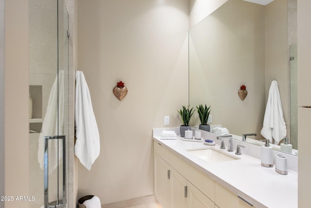 8145 E Tecolote Cir, Scottsdale, AZ 85266 - bathroom with a stall shower and vanity