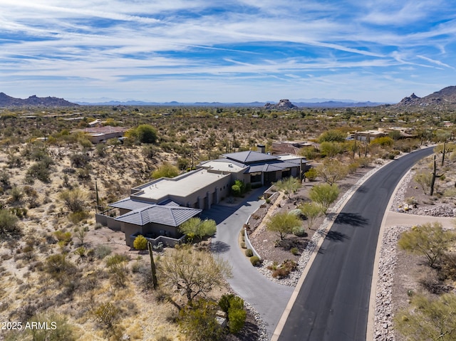 8145 E Tecolote Cir, Scottsdale, AZ 85266 - bird's eye view with a mountain view
