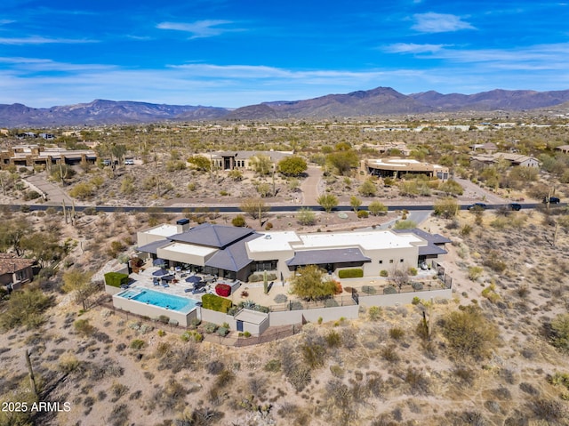 8145 E Tecolote Cir, Scottsdale, AZ 85266 - bird's eye view with a mountain view