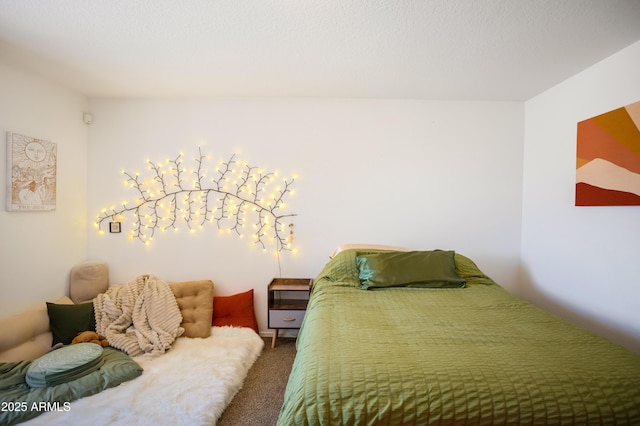 bedroom featuring carpet flooring