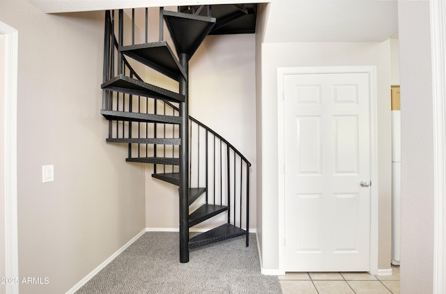 20100 N 78th Pl Unit 2105, Scottsdale, AZ 85255 - staircase with carpet flooring and baseboards