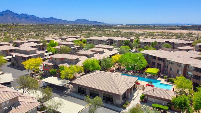 20100 N 78th Pl Unit 2105, Scottsdale, AZ 85255 - aerial view with a residential view and a mountain view