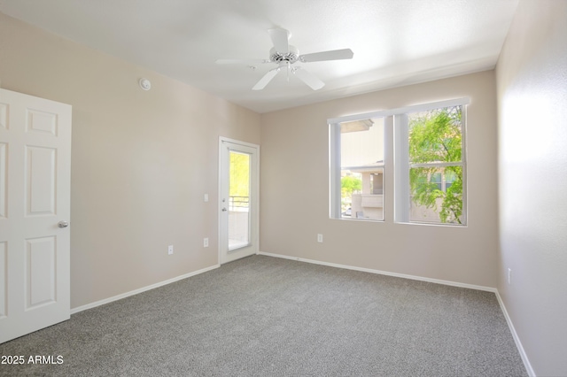 20100 N 78th Pl Unit 2105, Scottsdale, AZ 85255 - unfurnished room featuring ceiling fan, baseboards, and carpet