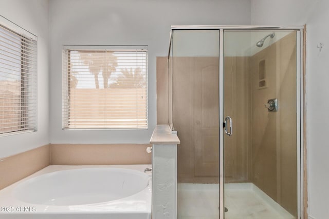 871 W Mesquite St, Gilbert, AZ 85233 - bathroom with a stall shower and a garden tub