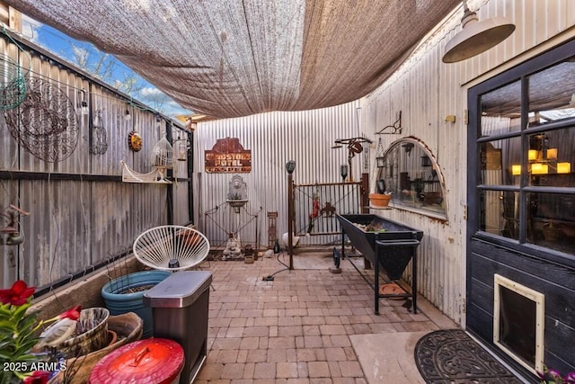 14 Black Knob Vw, Bisbee, AZ 85603 - view of patio / terrace with fence