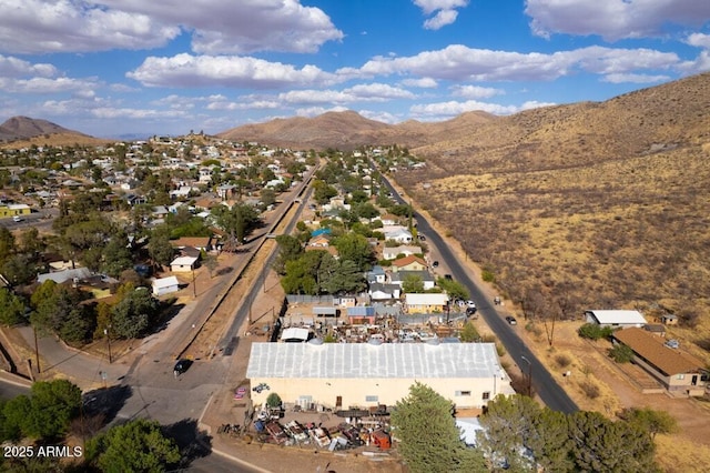 14 Black Knob Vw, Bisbee, AZ 85603 - aerial view of property and surrounding area featuring mountains