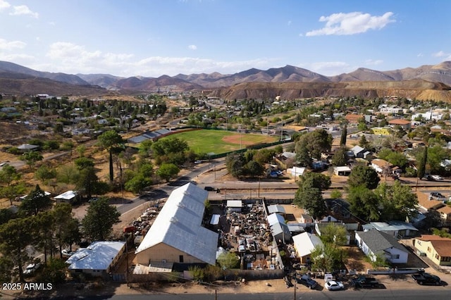 14 Black Knob Vw, Bisbee, AZ 85603 - aerial view of property's location with mountains and nearby suburban area