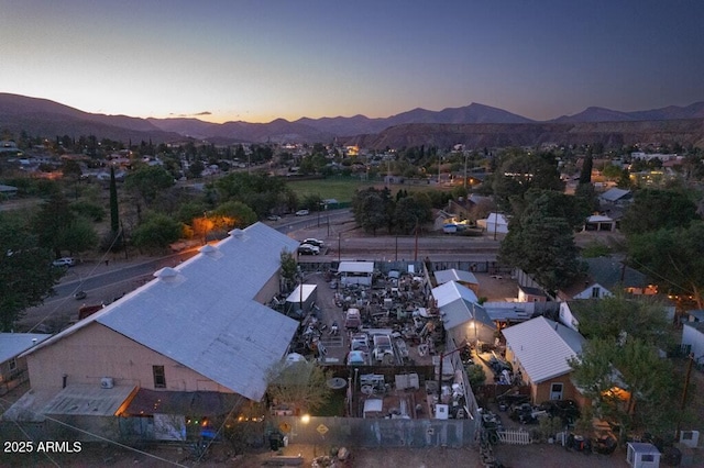 14 Black Knob Vw, Bisbee, AZ 85603 - aerial view at dusk of a mountain view