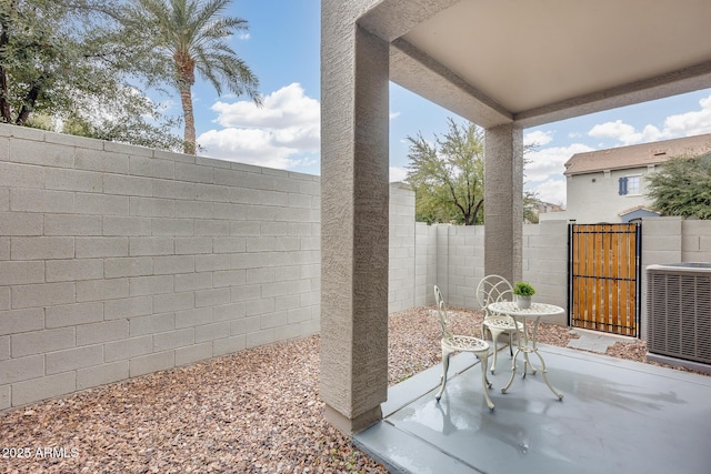 2402 E 5th St Unit 1742, Tempe, AZ 85288 - view of patio / terrace featuring central AC