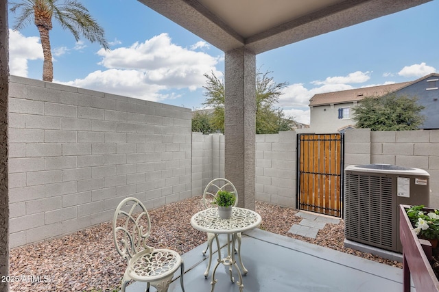 2402 E 5th St Unit 1742, Tempe, AZ 85288 - view of patio / terrace featuring central AC unit