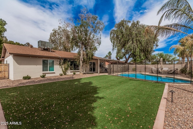9265 E Kalil Dr, Scottsdale, AZ 85260 - back of house featuring a patio area, central AC, roof with shingles, and concrete block siding