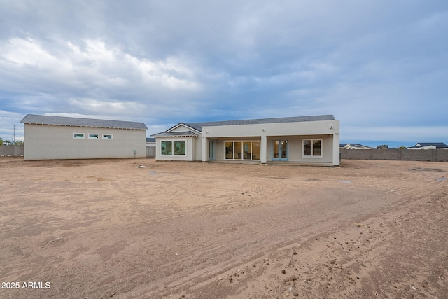 view of front of house with stucco siding