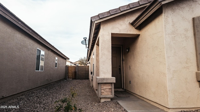 view of home's exterior