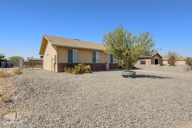 view of ranch-style home