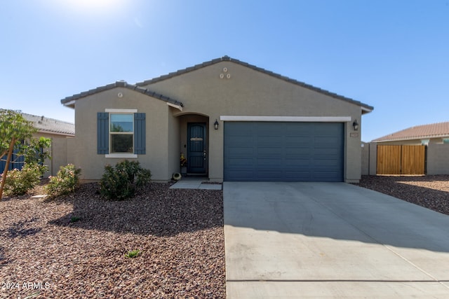 ranch-style house with a garage