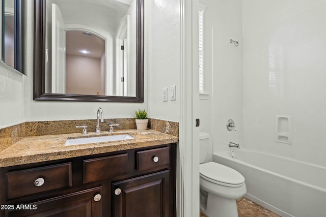 891 W Palo Brea Dr, Litchfield Park, AZ 85340 - full bath with vanity, toilet, and shower / bath combination