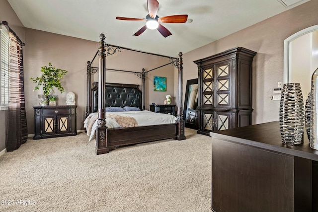 891 W Palo Brea Dr, Litchfield Park, AZ 85340 - carpeted bedroom with arched walkways and baseboards
