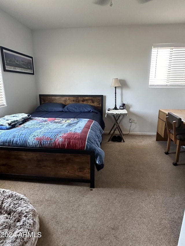 bedroom featuring carpet floors